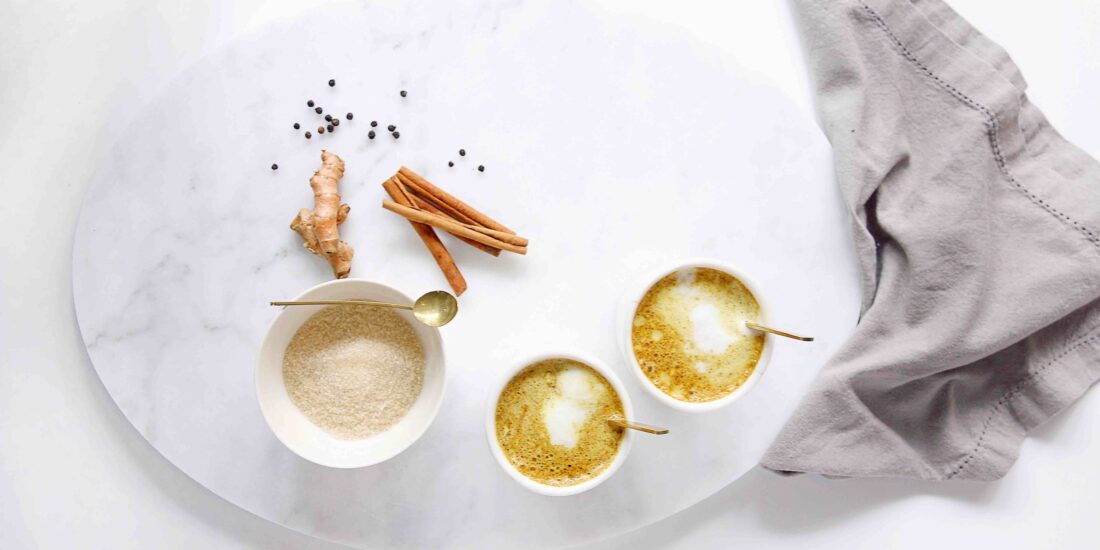 Turmeric Latte Food Photography