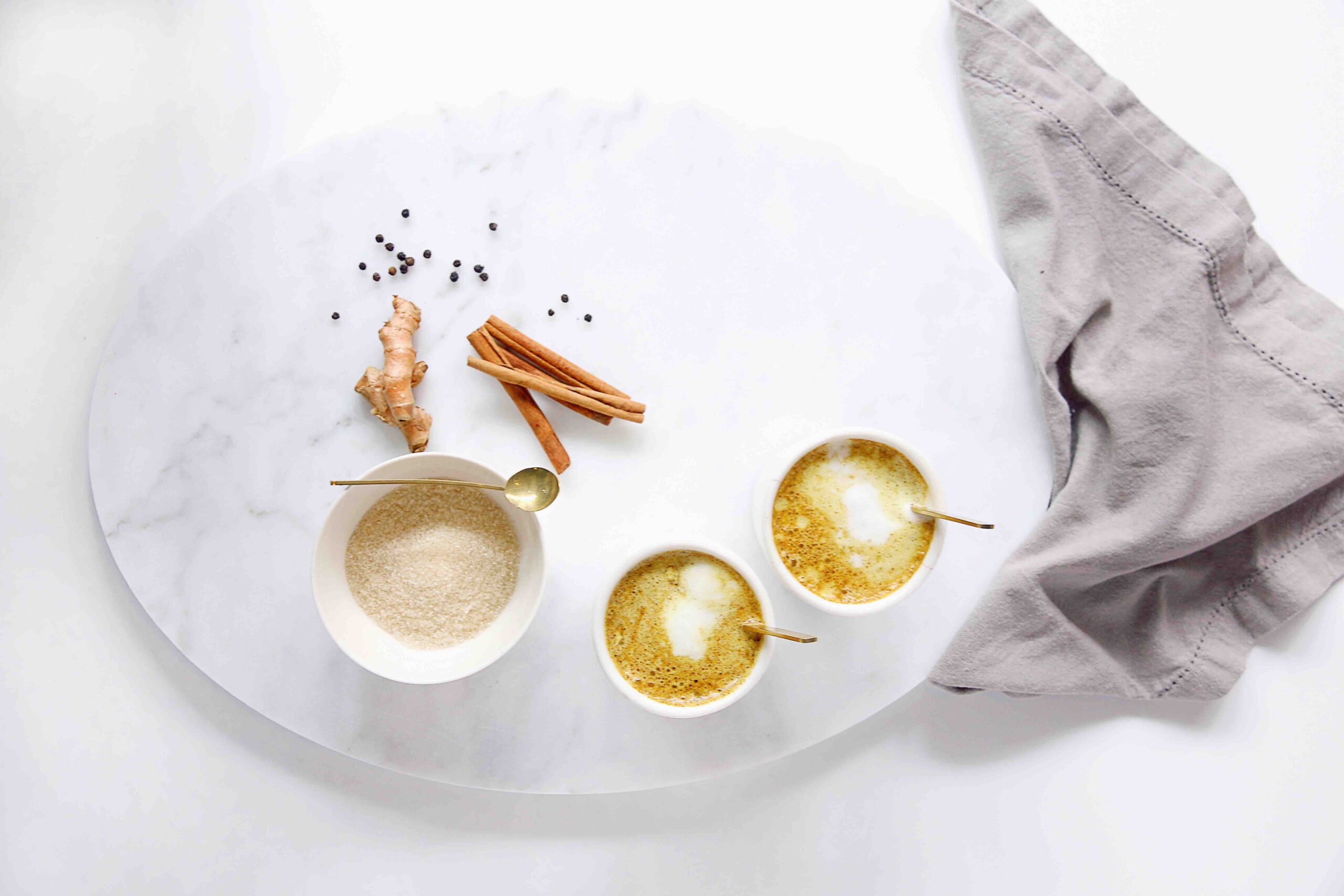 Turmeric Latte Food Photography
