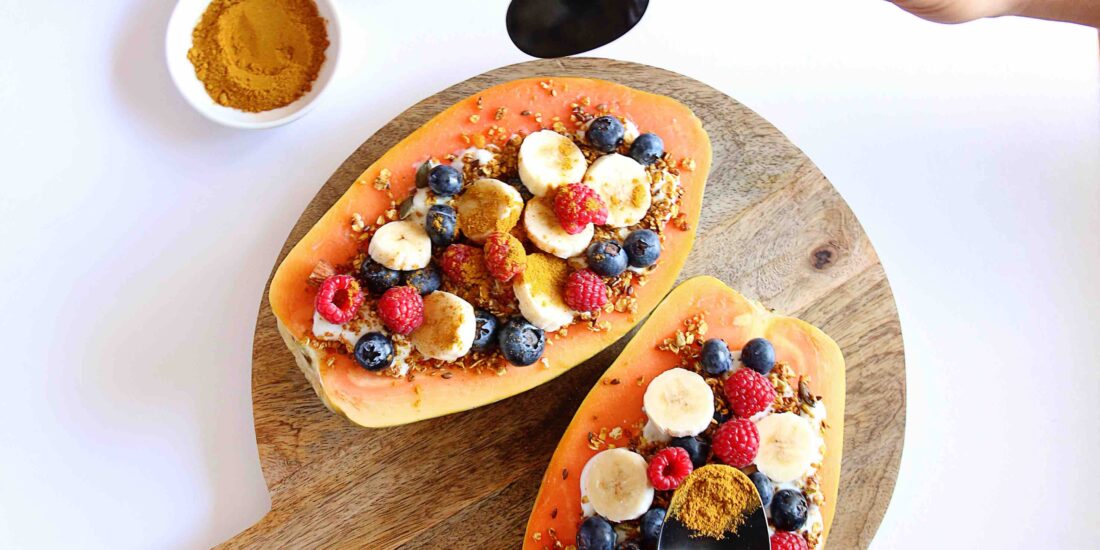 Papaya Wellness Food Photography