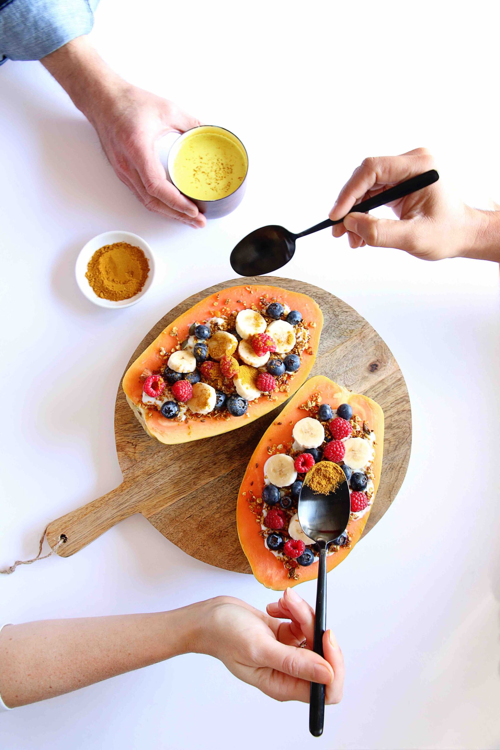 Papaya Wellness Food Photography