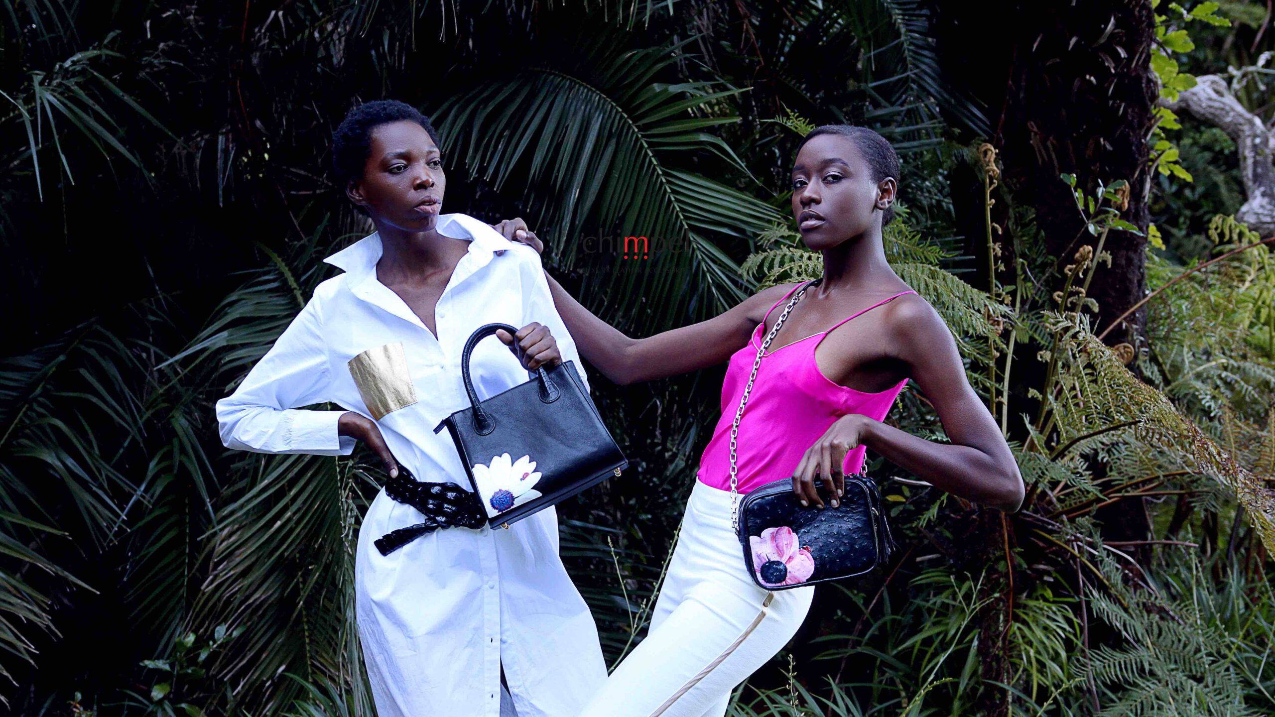 Chimpel Printed Bags Fashion Photography