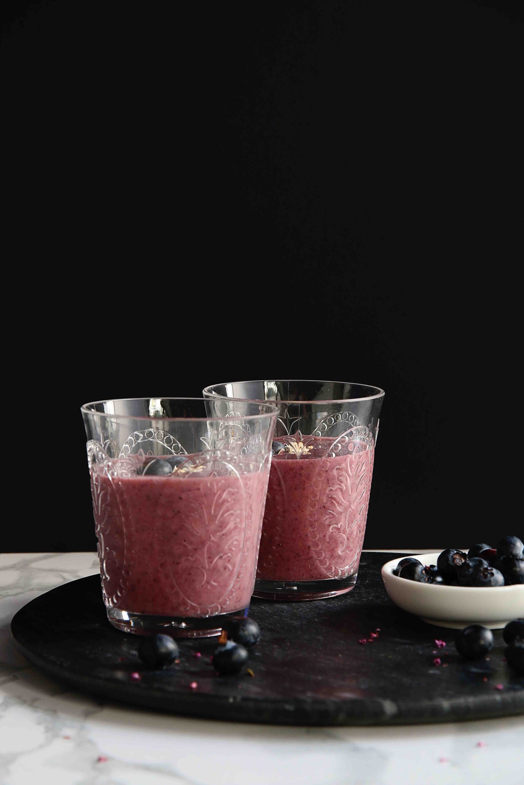 Blueberry Smoothie Food Photography