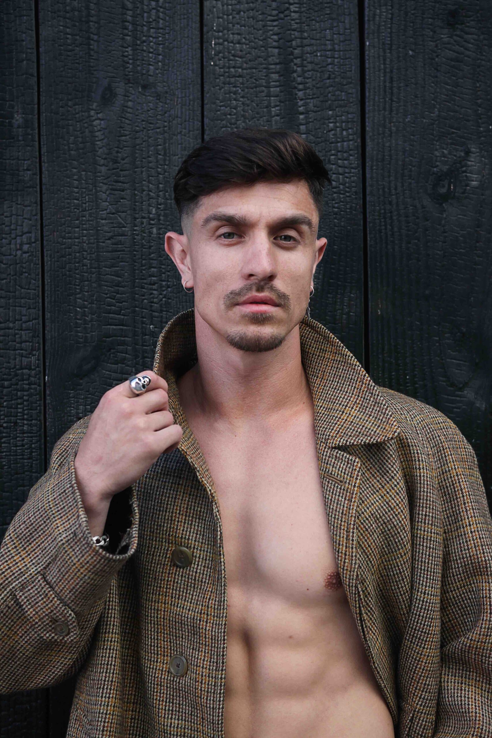 Tweed Coat Fashion Photography